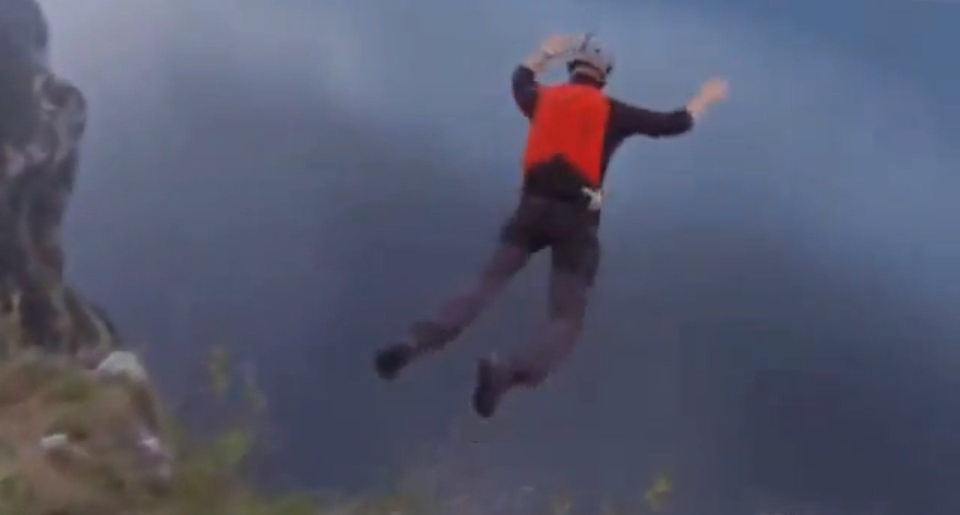Base jump, Fallskärmshoppare, Fallskärmshoppning, Olycka, Fallskärm